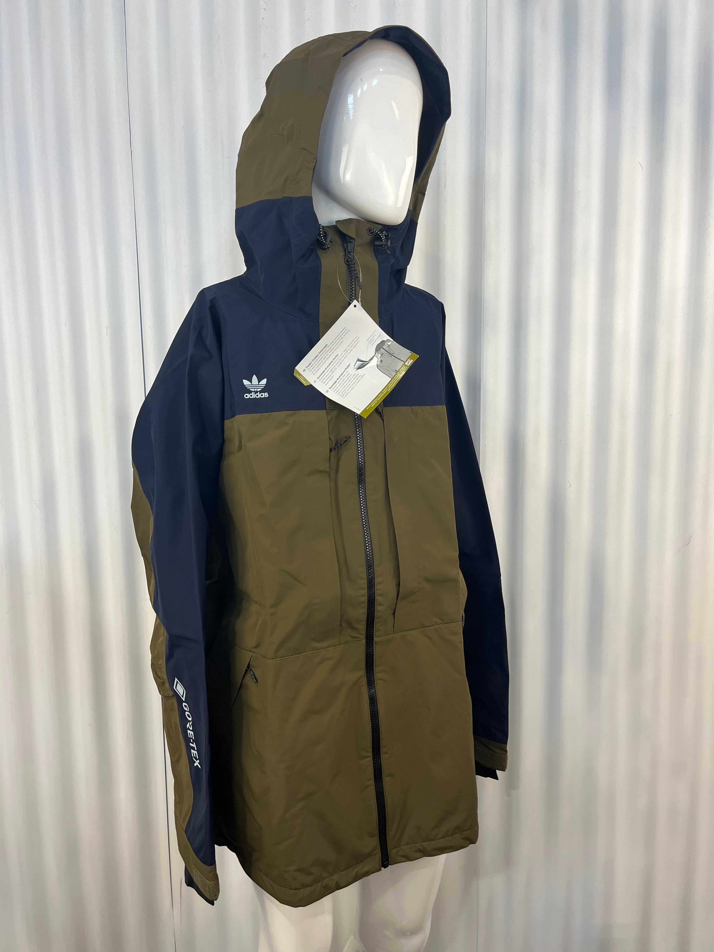 Adidas Snowboarding Olive Gore-TEX Shell Jacket – The Locals Sale